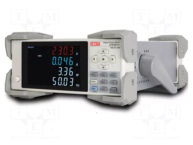 Meter: power; LCD; True RMS AC; 10A; 600V; 40÷70Hz; 100÷240VAC UNI-T UTE9806+