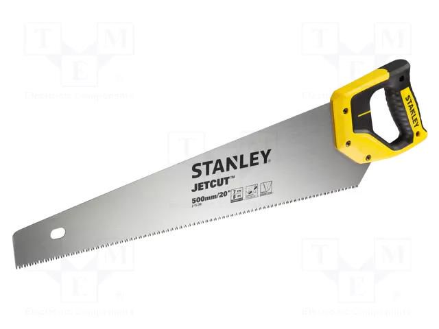 Saw; manual; wood; 7teeth/inch; JETCUT™ SP; 500mm STANLEY STL-2-15-288