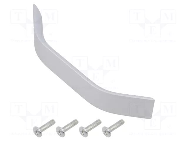 Holder; aluminium; natural; H: 28mm; L: 214mm; W: 18mm; handle GTV Poland GTV-UA-00-313192
