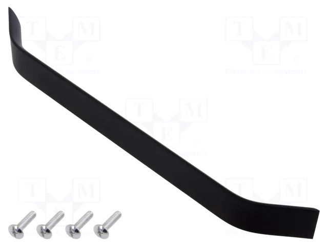 Holder; aluminium; matt black; H: 26.5mm; L: 275mm; W: 25mm; handle GTV Poland GTV-UA-00-33725620