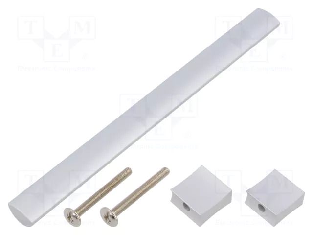 Holder; aluminium; natural; H: 30.5mm; L: 180mm; W: 15.5mm; handle GTV Poland GTV-UA-B0-311160