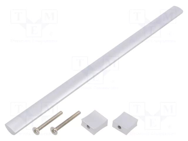 Holder; aluminium; natural; H: 30.5mm; L: 276mm; W: 15.5mm; handle GTV Poland GTV-UA-B0-311256