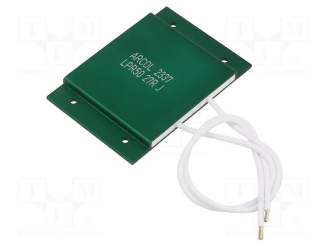Resistor: power; screw; 27Ω; 50W; ±5%; LPR; 50x75x5.7mm ARCOL LPR50-27R-J