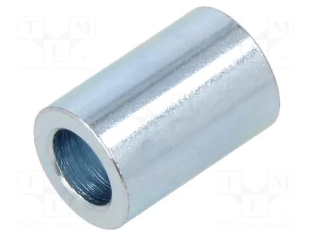 Spacer sleeve; 15mm; cylindrical; steel; zinc; Out.diam: 10mm DREMEC DR3210/6.2X15