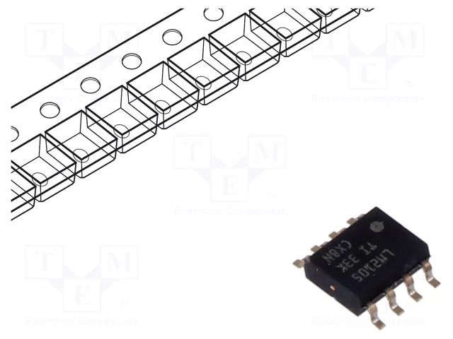 IC: driver; buck,MOSFET half-bridge; SO8; 250÷800mV; Uin: 0÷18.3V TEXAS INSTRUMENTS LM2105DR