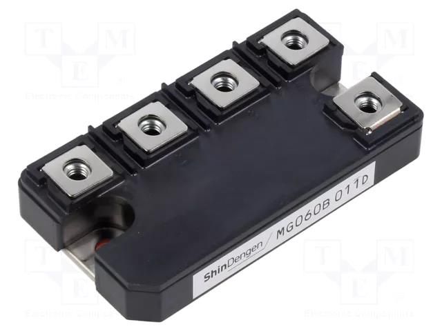 Bridge rectifier: three-phase; 800V; 75A; screw; module; MG060 SHINDENGEN MG060B075080A-4500