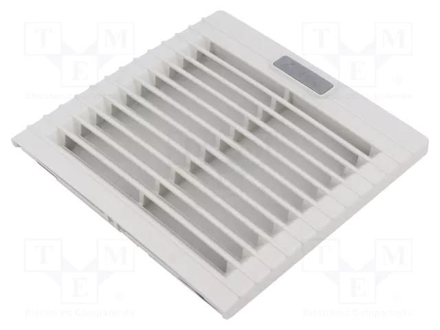Fan: AC; axial; IP55; 150x150x37mm; RAL 7035 Alfa Electric ALFAATV2000V