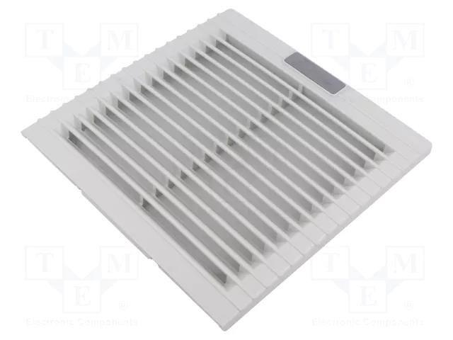 Fan: AC; axial; IP55; 204x204x37mm; RAL 7035 Alfa Electric ALFAATV3000V