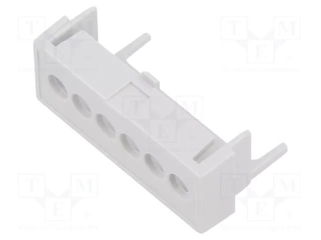 Terminals cover; light grey; 1597 HAMMOND HM-1597D2MTC6