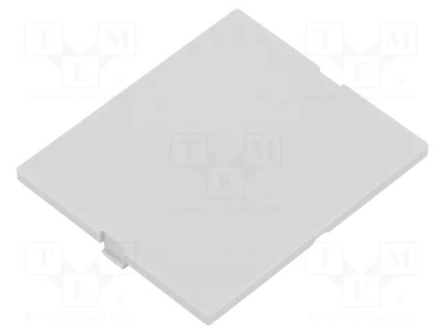 Front panel; transparent; 1597 HAMMOND HM-1597D3MPH
