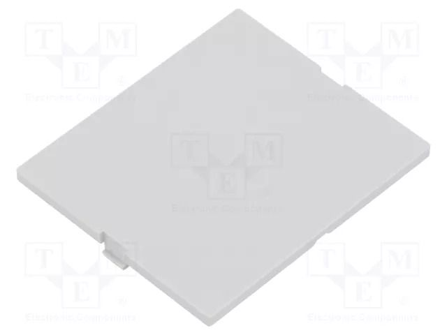 Front panel; transparent; 1597 HAMMOND HM-1597D3MPH