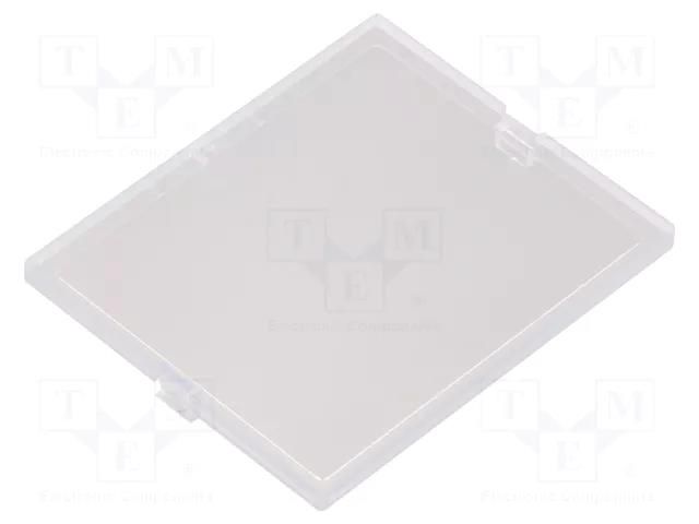 Front panel; transparent; 1597 HAMMOND HM-1597D3MPRTPC