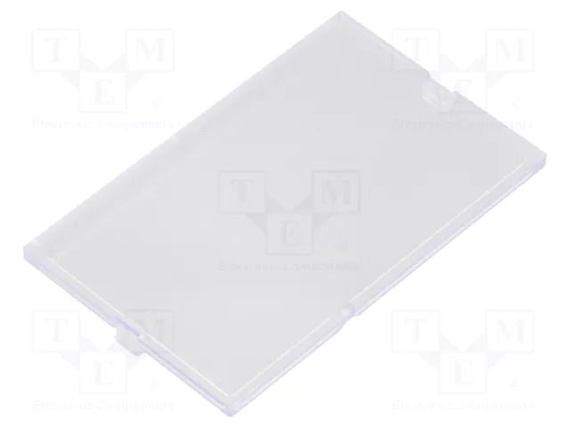 Front panel; transparent; 1597 HAMMOND HM-1597D4MPHTPC