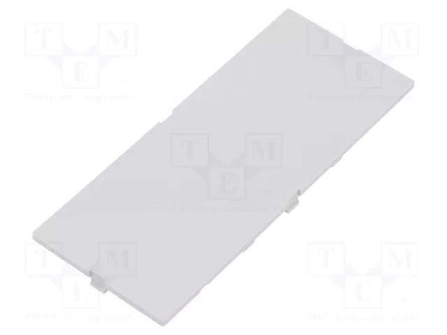 Front panel; light grey; 1597 HAMMOND HM-1597D6MPH