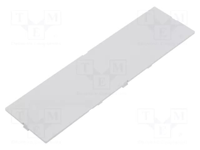 Front panel; light grey; 1597 HAMMOND HM-1597D9MPH