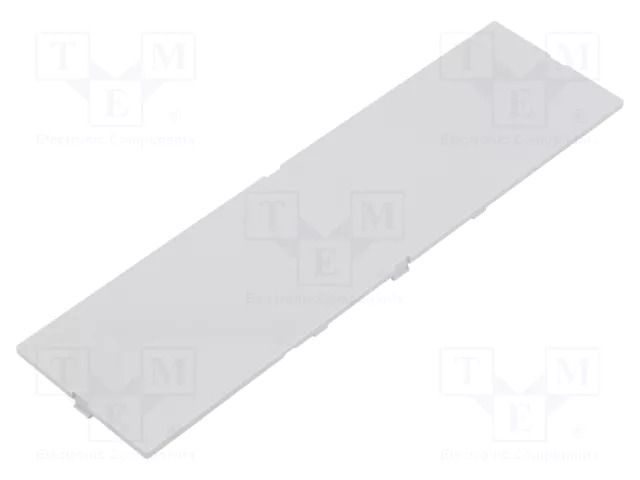 Front panel; light grey; 1597 HAMMOND HM-1597D9MPH