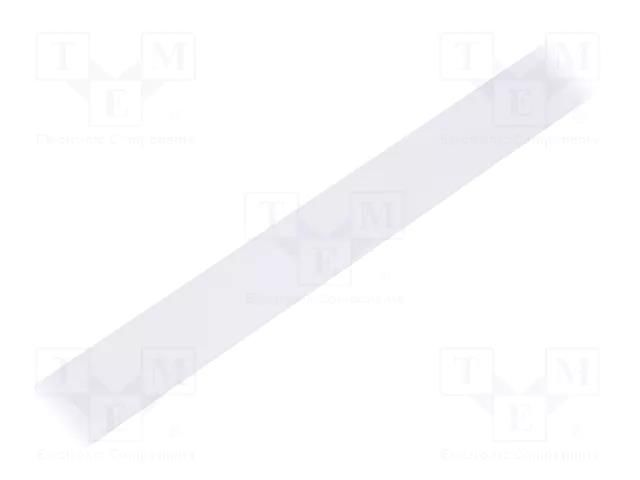 Cover for LED profiles; white; 1m; Kind of shutter: E; slide TOPMET TOP-A2000138