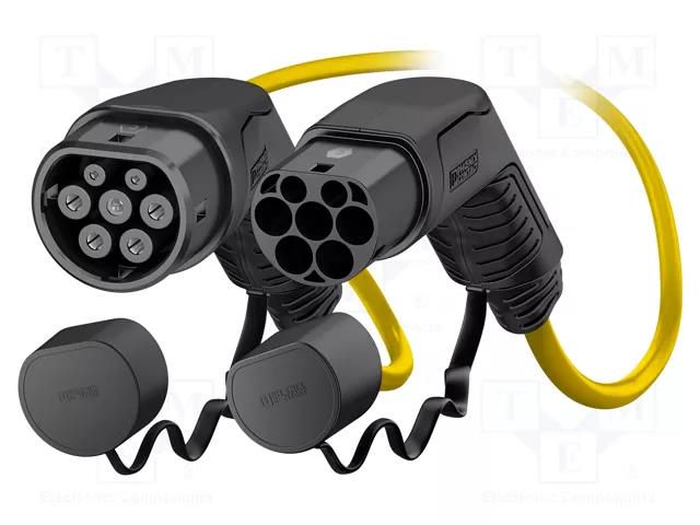 Cable: eMobility; 1x0.5mm2,5x2.5mm2; 480V; 16.63kW; IP44; 5m; 20A PHOENIX CONTACT 1247578