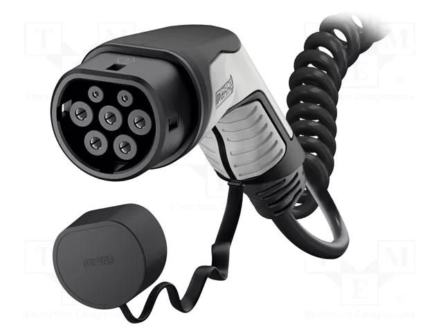 Cable: eMobility; 1x0.5mm2,3x6mm2; 250V; 8kW; IP44; wires,Type 2 PHOENIX CONTACT 1627127