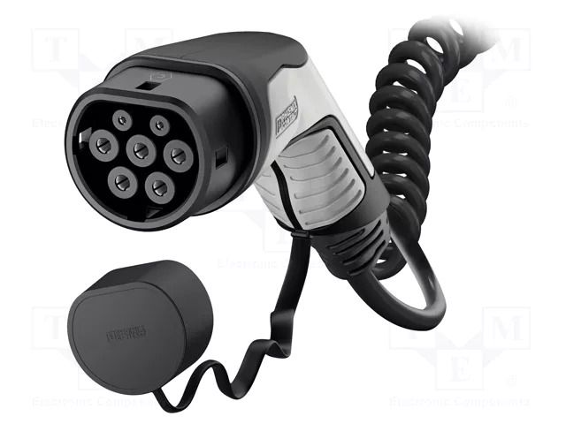 Cable: eMobility; 1x0.5mm2,3x6mm2; 250V; 8kW; IP44; wires,Type 2 PHOENIX CONTACT 1627127