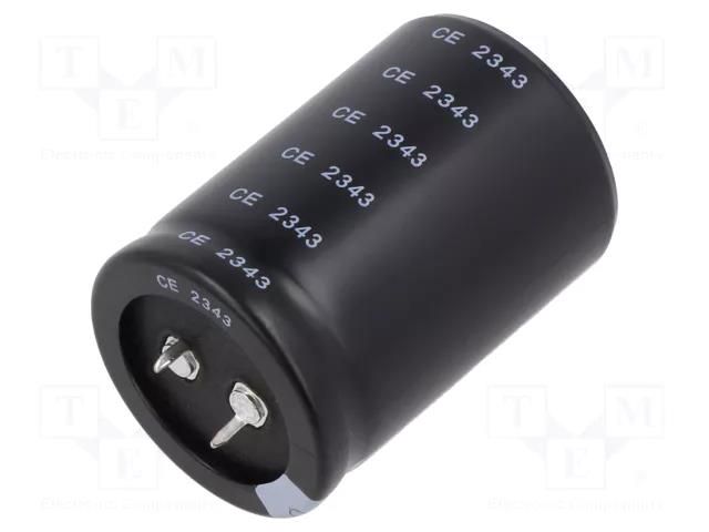 Capacitor: electrolytic; SNAP-IN; 10000uF; 63VDC; Ø35x50mm; ±20% AISHI ELH1JM103R50KT