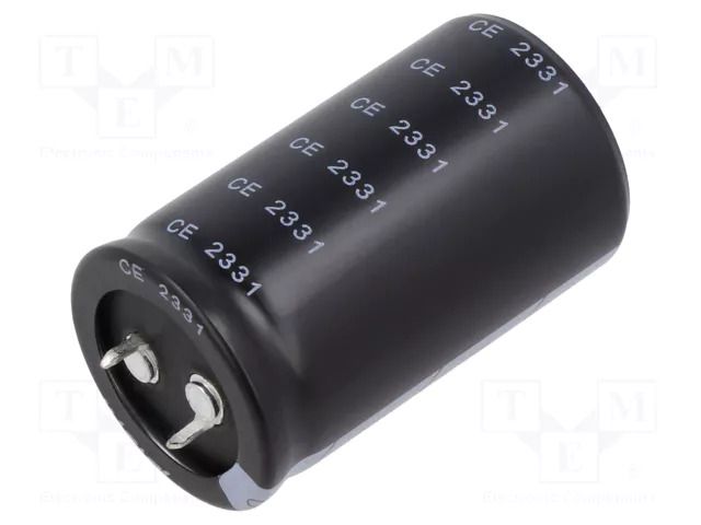 Capacitor: electrolytic; SNAP-IN; 470uF; 400VDC; Ø30x50mm; ±10% AISHI ELK2GK471Q50KT