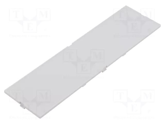 Front panel; light grey; 1597 HAMMOND HM-1597D9MPRH