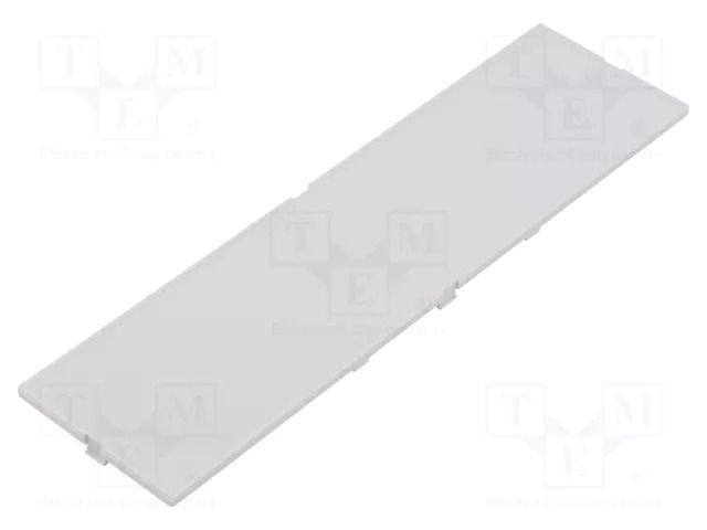 Front panel; light grey; 1597 HAMMOND HM-1597D9MPRH