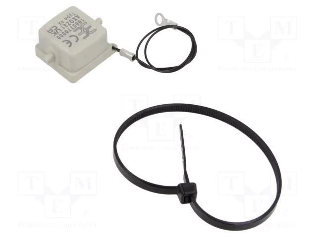 Protection cover; HDC; size 1; for latch; IP65; -40÷125°C WEIDMÜLLER 1665770000