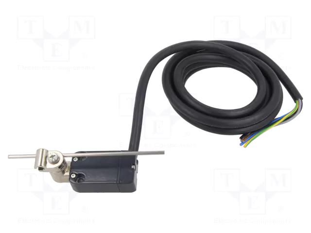 Limit switch; adjustable plunger, length R 19-116mm; NO + NC PIZZATO ELETTRICA NAB112LE-DN2