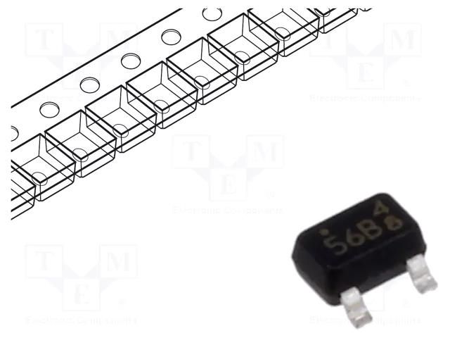 Transistor: PNP; bipolar; 65V; 0.1A; 0.25W; SOT323 PanJit Semiconductor BC856BW-R1