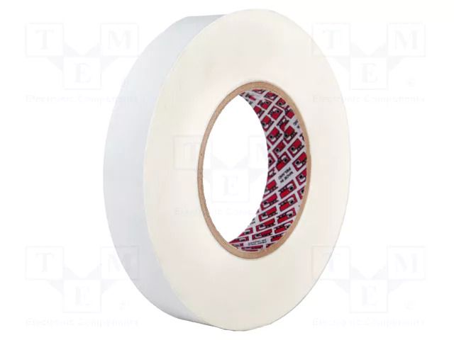 Tape: heat transfer; W: 25mm; L: 16.5m; Thk: 0.5mm; 1W/mK; white; 8kV PPI PPI-TC500-25-16.5