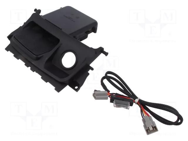 Inductance charger; Mercedes; 10W; black; Mounting: assembly hole ACV 241190-55-1