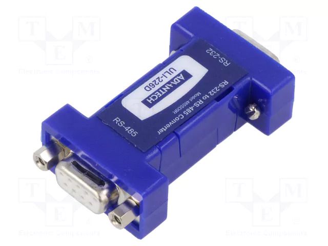 RS232/RS485; plastic; 115.2kbps; 60x32x16mm; 0÷70°C ADVANTECH BB-485SD9R