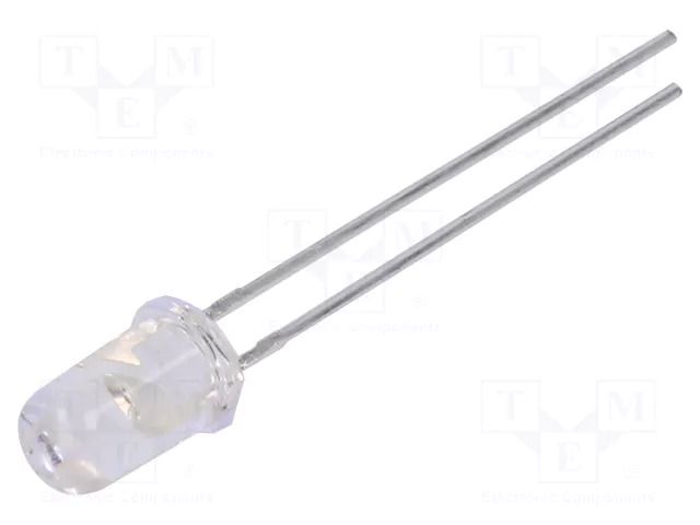 LED; red; 5mm; 780÷1300mcd; 30°; Front: convex; 1.6÷2.6VDC; -40÷85°C Inolux INL-5AR30
