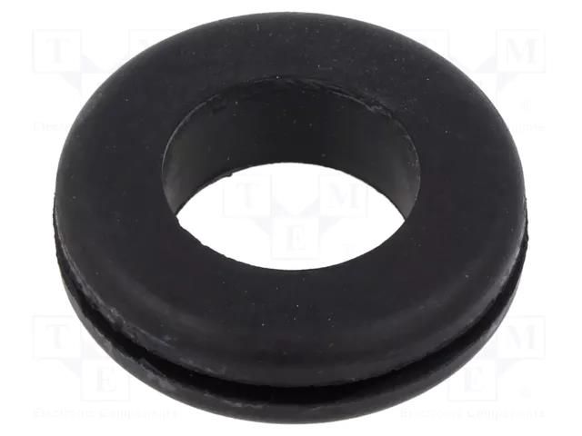Grommet; Ømount.hole: 26.97mm; Øhole: 19.05mm; rubber KEYSTONE KEYS755