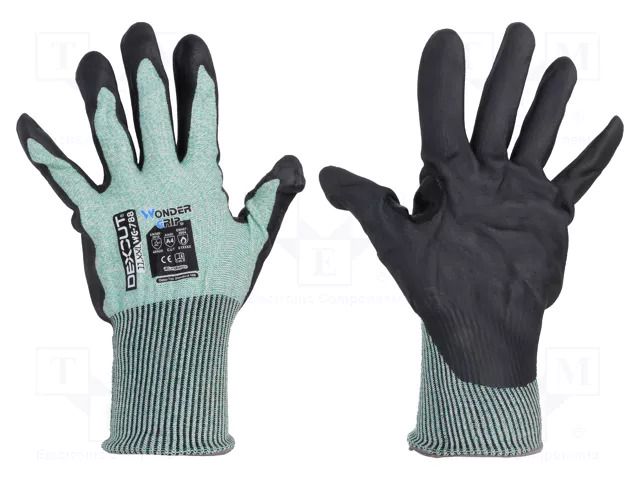 Protective gloves; Size: 11,XXL; green; Dexcut WONDER GRIP WG-788-XXL/11