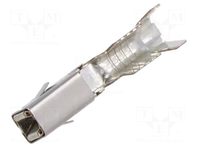 Contact; female; tinned; 2.5÷4mm2; bulk; crimped; straight MTA 1108332