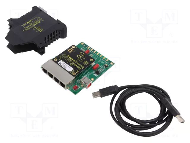 Switch Ethernet; unmanaged; Number of ports: 5; 3.3VDC,5VDC; PE BRAINBOXES PE-405