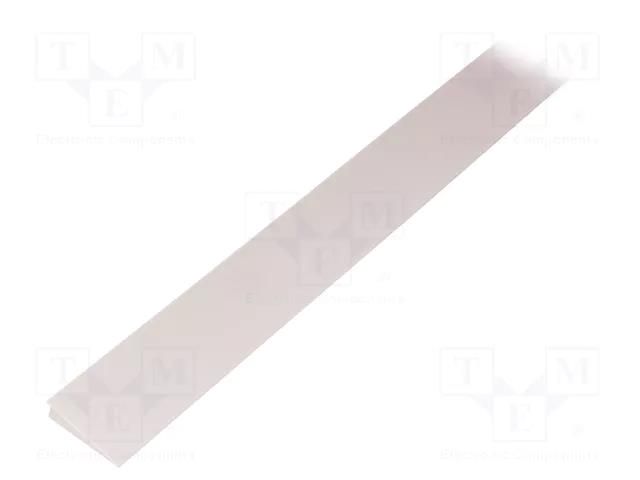 Cover for LED profiles; frosted; 1m; Kind of shutter: A9; slide TOPMET TOP-V3000139
