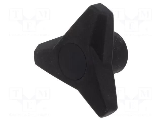 Knob; Ø: 63mm; Int.thread: M8; 13mm; H: 30.5mm; technopolymer PA ELESA+GANTER EG-64805-C9