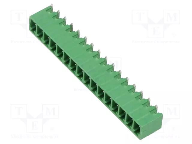 Connector: pluggable terminal block; socket; male; OQ; 10A; 300V AMPHENOL ANYTEK OQ1632510000G