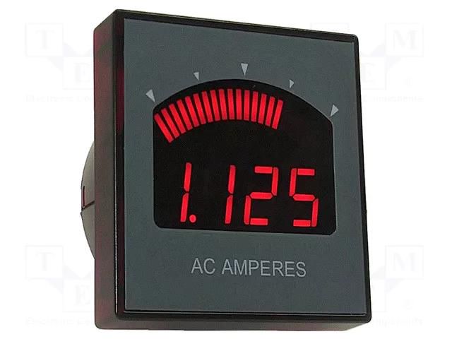 Voltmeter; digital,mounting; 300V; on panel; LED; 3,5 digit; DMR35 Murata Power Solutions DMR35-ACV2-AC1-R