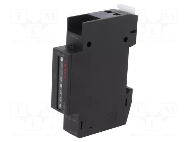 Counter: electromechanical; working time; mechanical indicator MÜLLER LCP-BW7018-23050