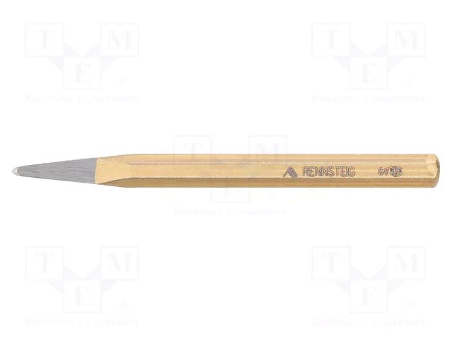 Pointed chisel; 125mm; Plating: varnish RENNSTEIG REN.3711251
