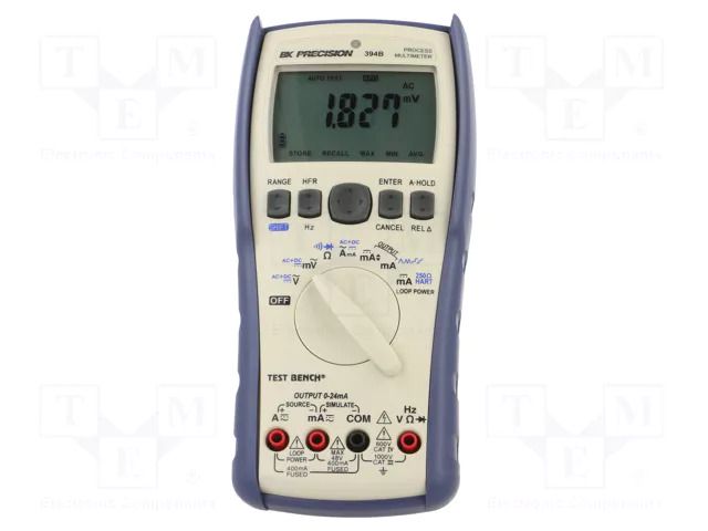 Digital multimeter; USB; LCD; 5 digits (50000); 10x/s; -10÷50°C B&K PRECISION BK394B