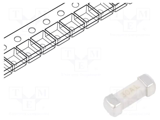Fuse: fuse; 30A; 250VAC; 72VDC; medium time-lag; ceramic; SMD; 3912 BEL FUSE 0678L9300-02