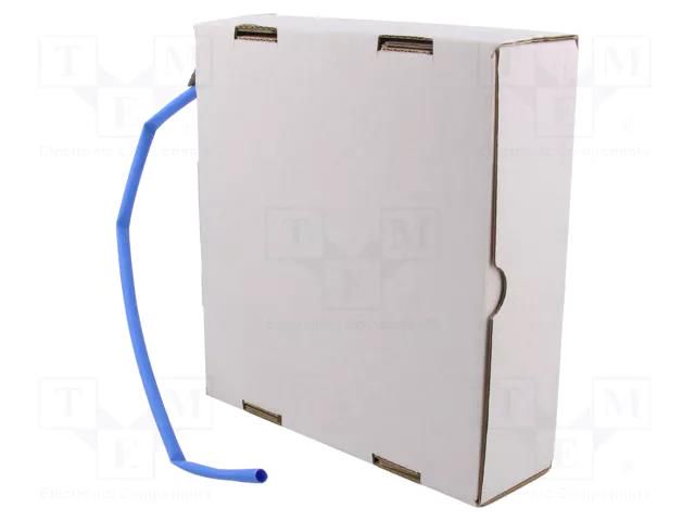 Heat shrink sleeve; glueless; 2: 1; 4.8mm; blue; polyolefine LAPP LP-83251621