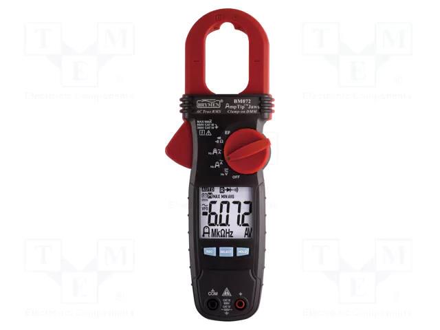 Meter: multifunction; digital,pincers type; LCD; (6000); VDC: 600V BRYMEN BM072