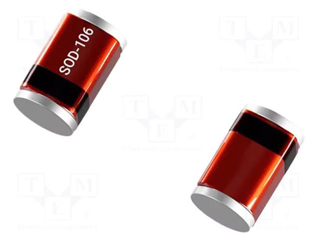 Diode: Zener; 0.5W; 3.9V; 119mA; SMD; reel,tape; MicroMELF quadro DIOTEC SEMICONDUCTOR ZMC3.9-DIO